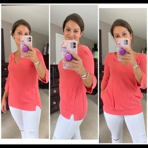 3/4 sleeve light weight sweater